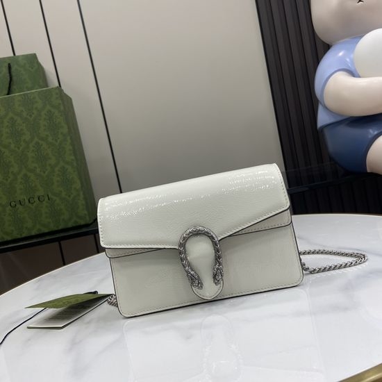 Gucci Dionysus Super Mini Patent Leather Bag 795368