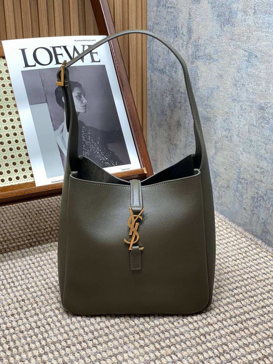Yves Saint Laurent ROSE Hobo Insert Buckle Shoulder Bag 713938