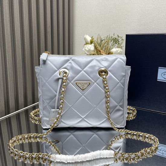 Prada Vintage Quilted Chain Shoulder Bag 1BG468