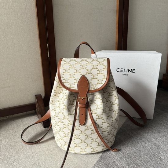 Celine FOLCO Medium Leather Backpack 117902