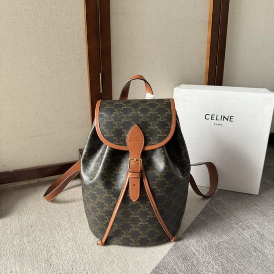 Celine FOLCO Medium Leather Backpack 117902