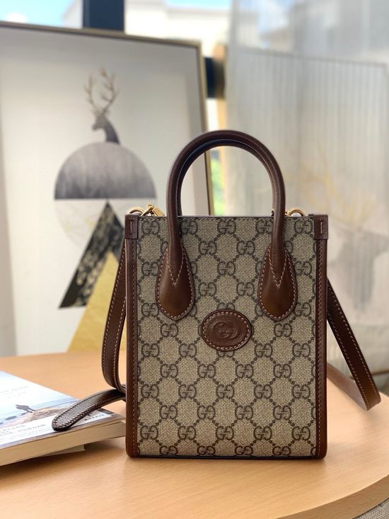 Gucci Retro Mini Tote Bag With Interlocking G 671623