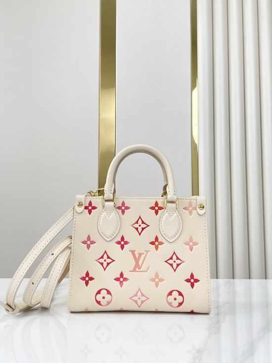 Louis Vuitton Onthego BB Leather Handbag M47115