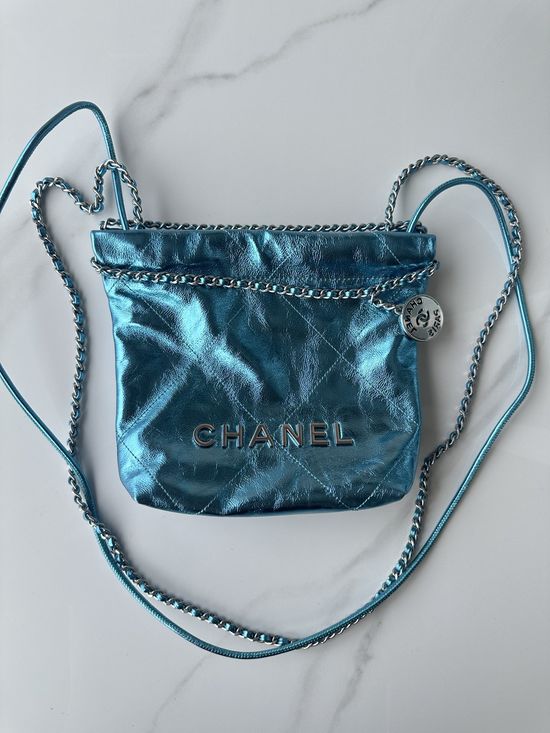 Chanel Glossy Calfskin Classic Shoulder Bag AS3980