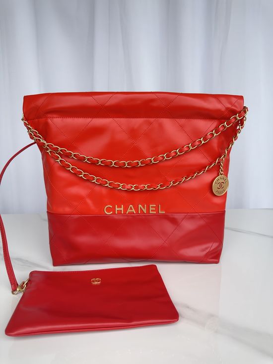 Chanel Leather Stitching Handbag AS3260