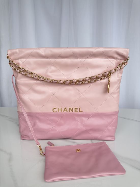 Chanel Stitching Leather Tote Bag AS3261