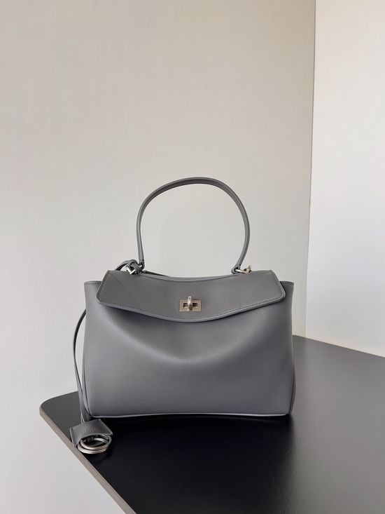 Balenciaga Rodeo Large Silhouette Calfskin Handbag