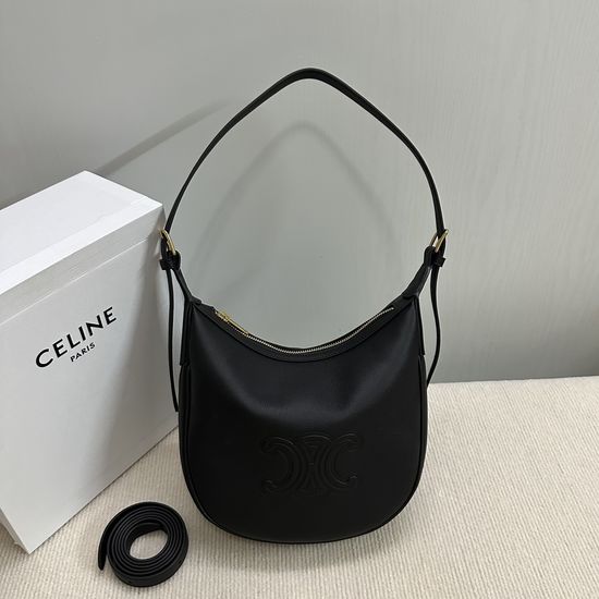 Celine HELOISE HOBO Black Shoulder Bag 117253