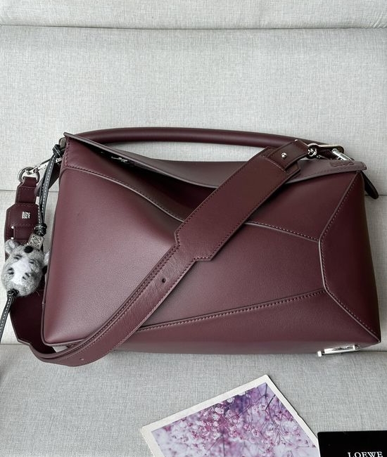Loewe Puzzle Bright Leather Customizable Bag 8503