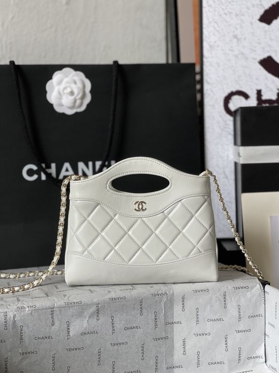Chanel Mini 31 Bag Leather Crossbody Shoulder Bag AS8029