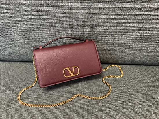 Valentino Garavani VRING Leather WOC Bag 2068