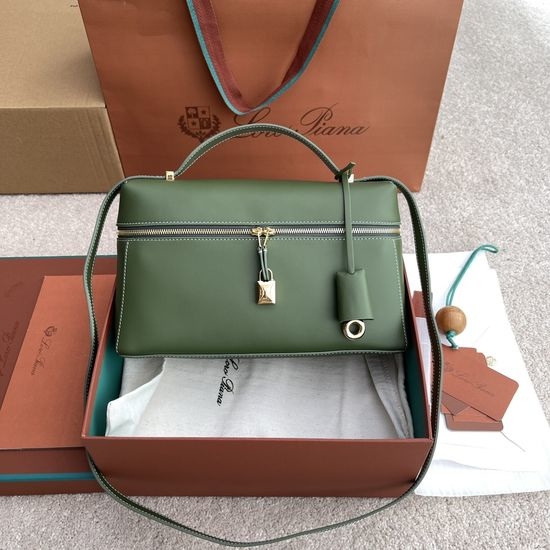Loro Piana Extra Bag Cowhide Handbag FAN3462