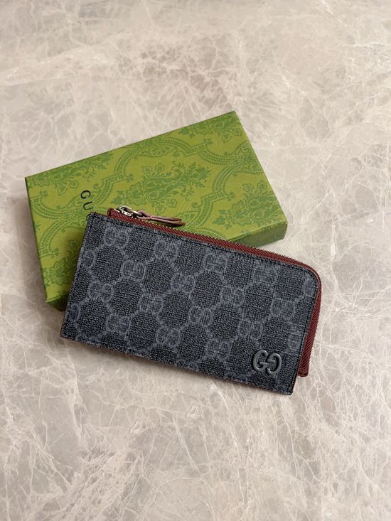 Gucci GG Supreme Canvas Card Holder 795233