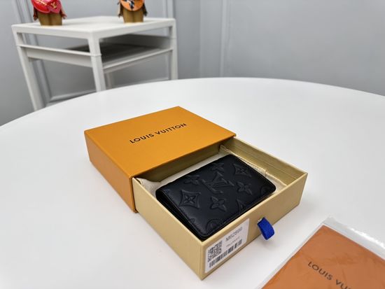 Louis Vuitton Monogram Shadow Small Leather Card Case M62899