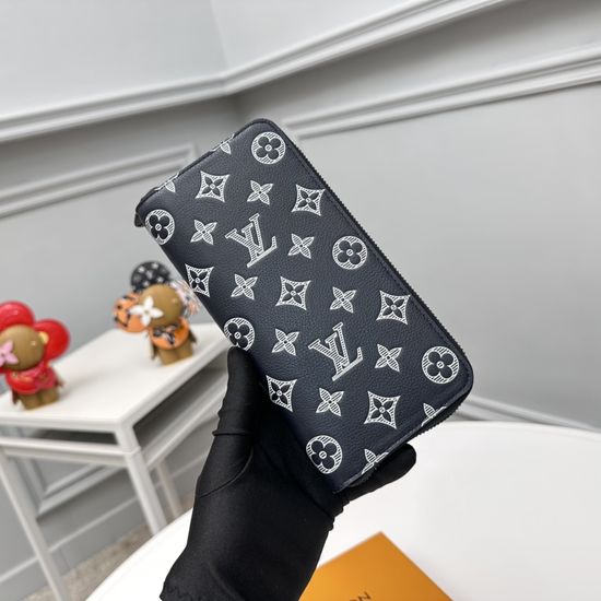 Louis Vuitton Monogram Shadow Zipper Wallet M83381