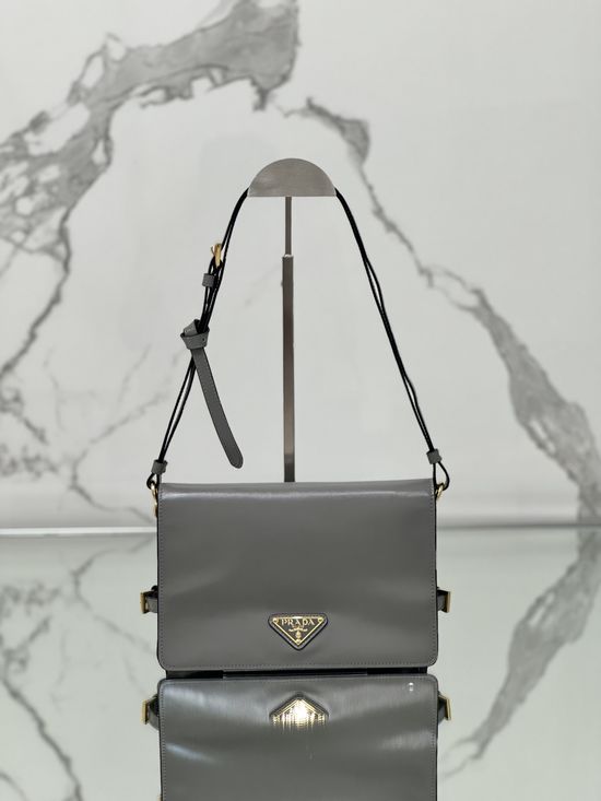 Prada Luxsot Leather Messenger Crossbody Bag 1BD082