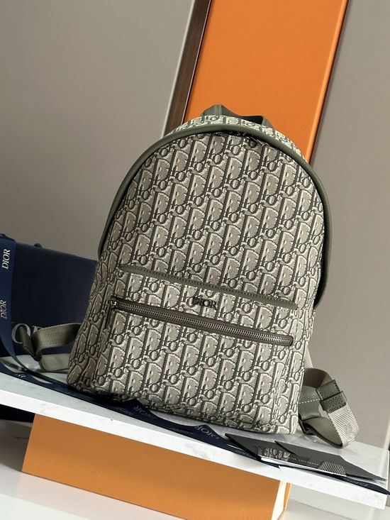 Christian Dior Oblique Canvas Backpack 93328