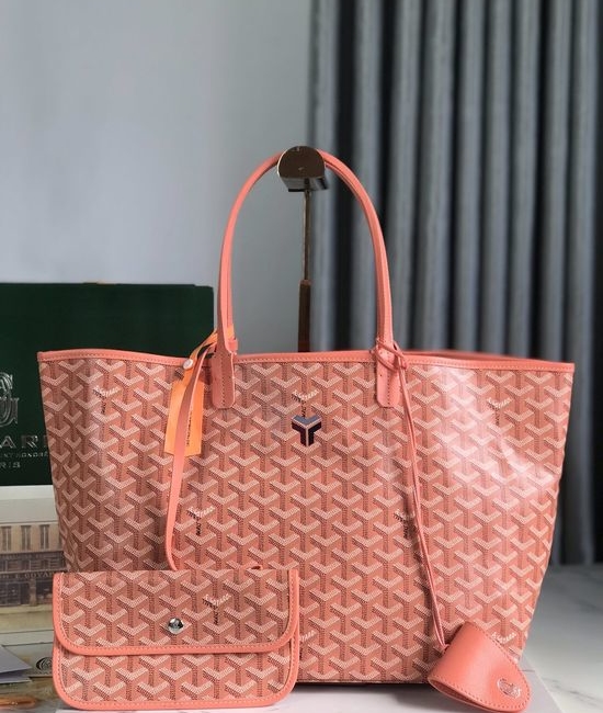 Goyard Saint Louis PM Turquoise Painted Tote 020184