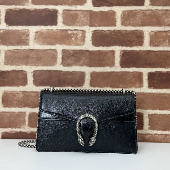 Gucci Black Patent Leather Shoulder Bag 795005