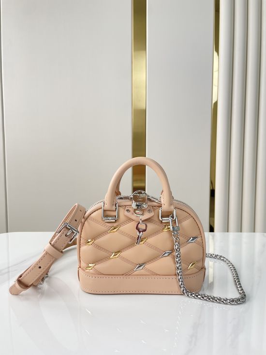 Louis Vuitton Nano Alma Leather Handbag M83019
