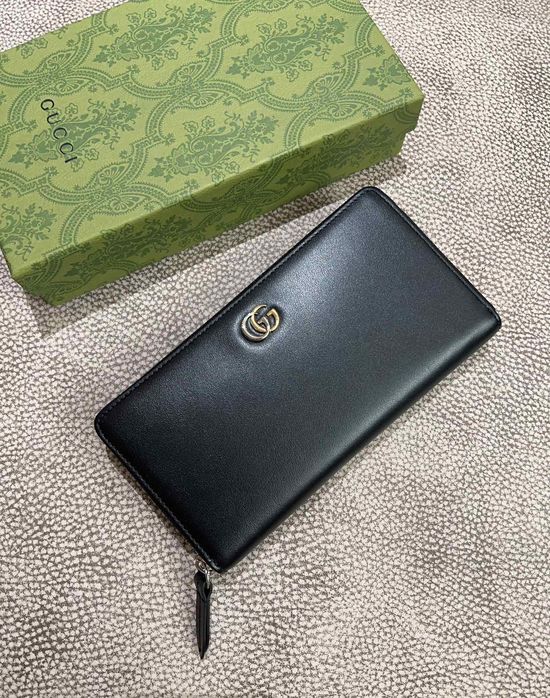 Gucci Wallet Double G Logo Calfskin 790057