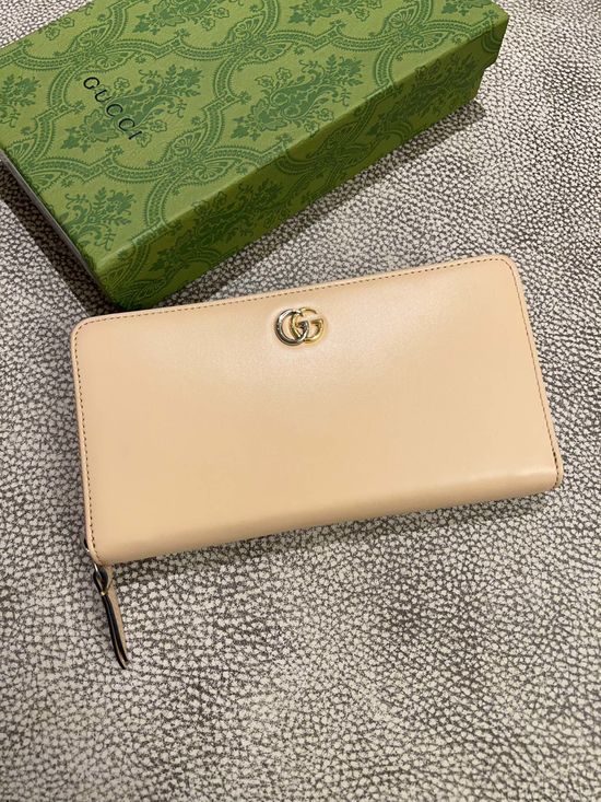 Gucci Wallet Calfskin Double G Logo 790057