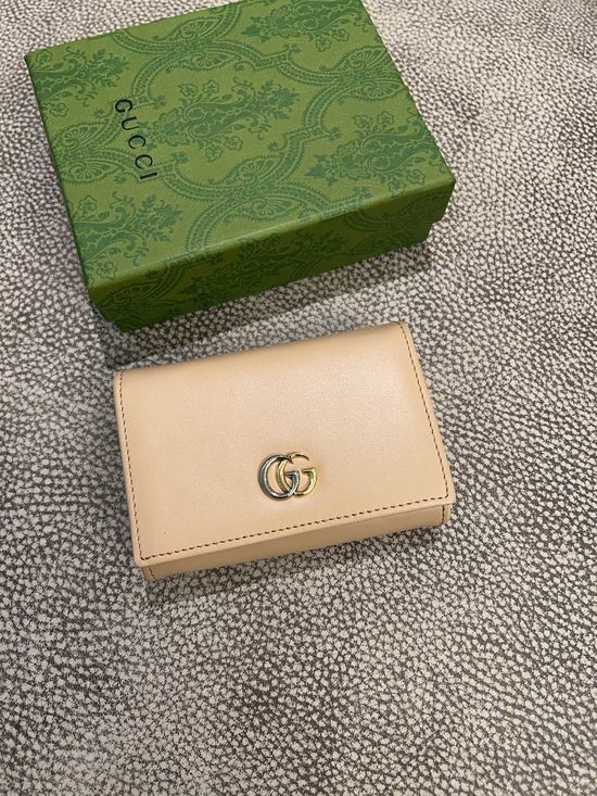 Gucci Wallet Double G Logo Card Holder 790067