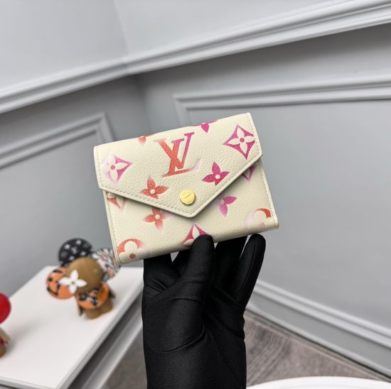 Louis Vuitton Monogram Flowers Leather Wallet 83507