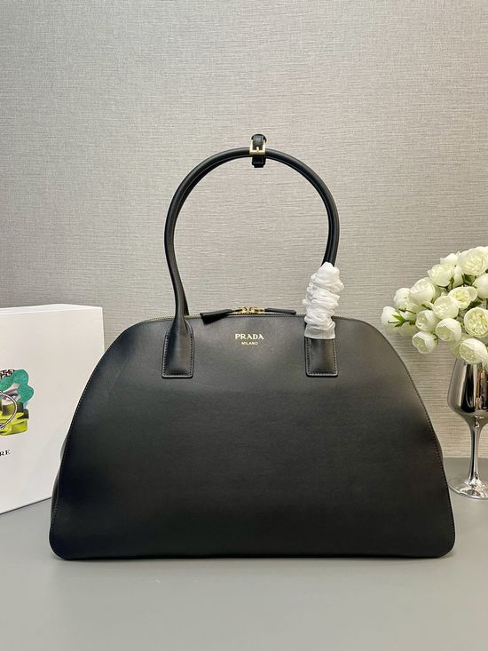 Prada Vintage Leather Shoulder Bag 1BG506