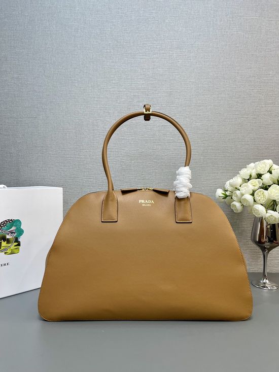 Prada Vintage Leather Shoulder Bag 1BG506