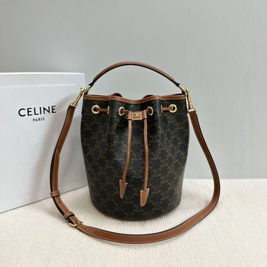 Celine CLARA Drawstring Bucket Bag 116882