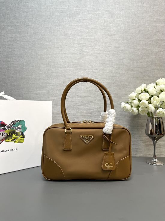 Prada Vintage Handbag Nylon Leather 1BB115