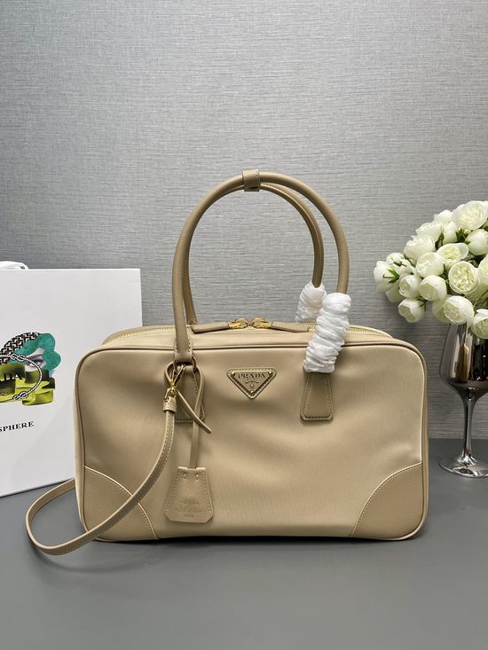 Prada Vintage Handbag Nylon Leather 1BB114