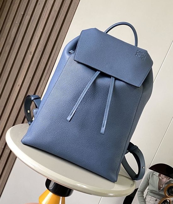 Loewe Drawstring Grain Leather Backpack 9070