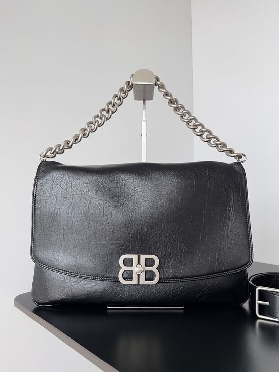 Balenciaga BB Soft Lambskin Shoulder Bag 748488