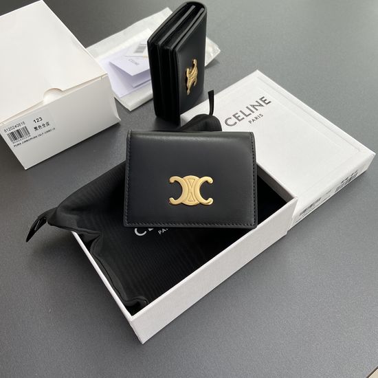 Celine TRIOMPHE Leather Card Holder 10M123FOZ