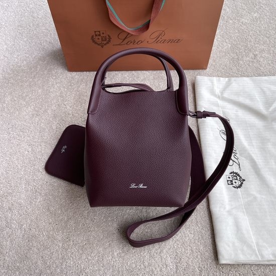 Loro Piana Bale Calfskin Bucket Bag FAI8964