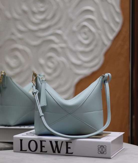 Loewe Puzzle Fold Gloss Nappa Leather Clutch 5101