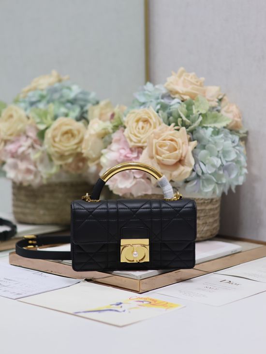 Christian Dior Ange Black Small Handbag 4401