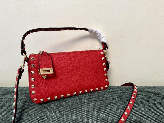 Valentino Rockstud Grainy Calfskin Crossbody Bag 5500
