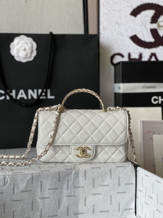 Chanel CF Mini Leather Handbag AS4924