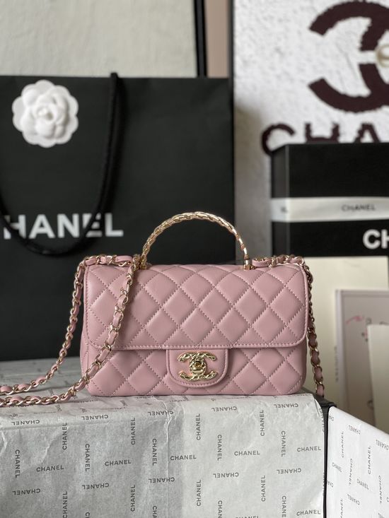 Chanel Classic Flap Mini Handle Handbag AS4924