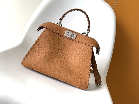 Fendi Iconic Peekaboo ISeeU Leather Bag 327