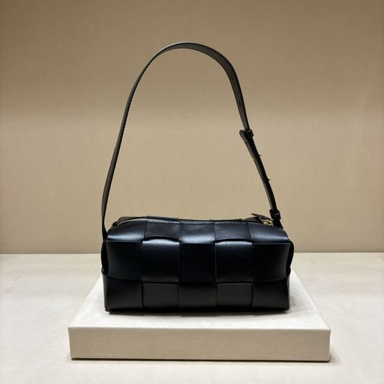 Bottega Veneta BRICK CASSETTE Woven Sheepskin Shoulder Bag 9305
