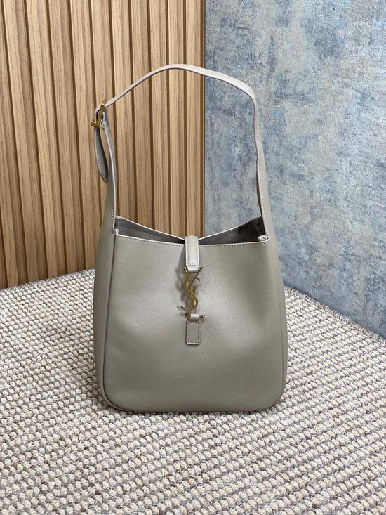Yves Saint Laurent ROSE Apricot Hobo Insert Buckle Shoulder Bag 713938
