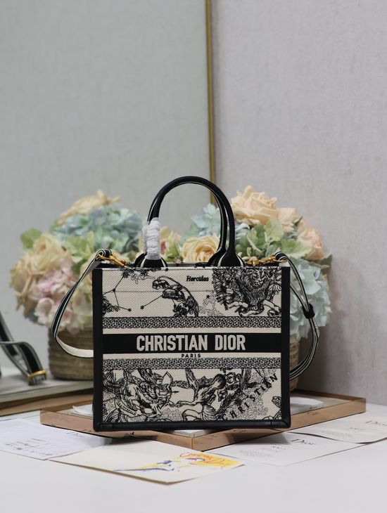 Christian Dior Mini Book Tote Embroidered Bag 1265
