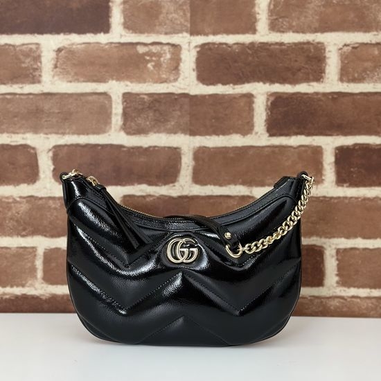 Gucci Patent Leather Shoulder Bag 777263