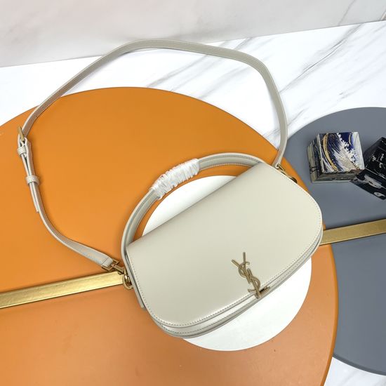 Yves Saint Laurent VOLTAIRE Box Leather Satchel Bag 787671