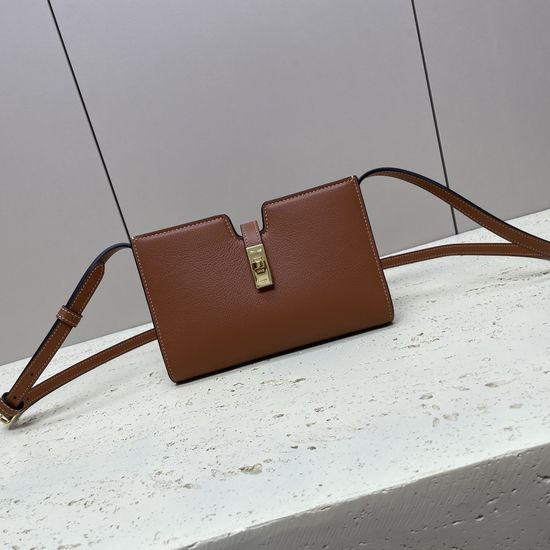 Celine Mini16 Grained Leather Crossbody Bag 100443