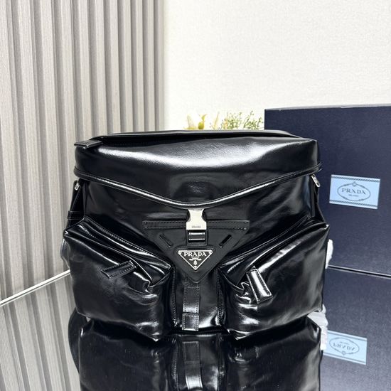 Prada Crossbody Bag Oil Wax Leather 2VD062